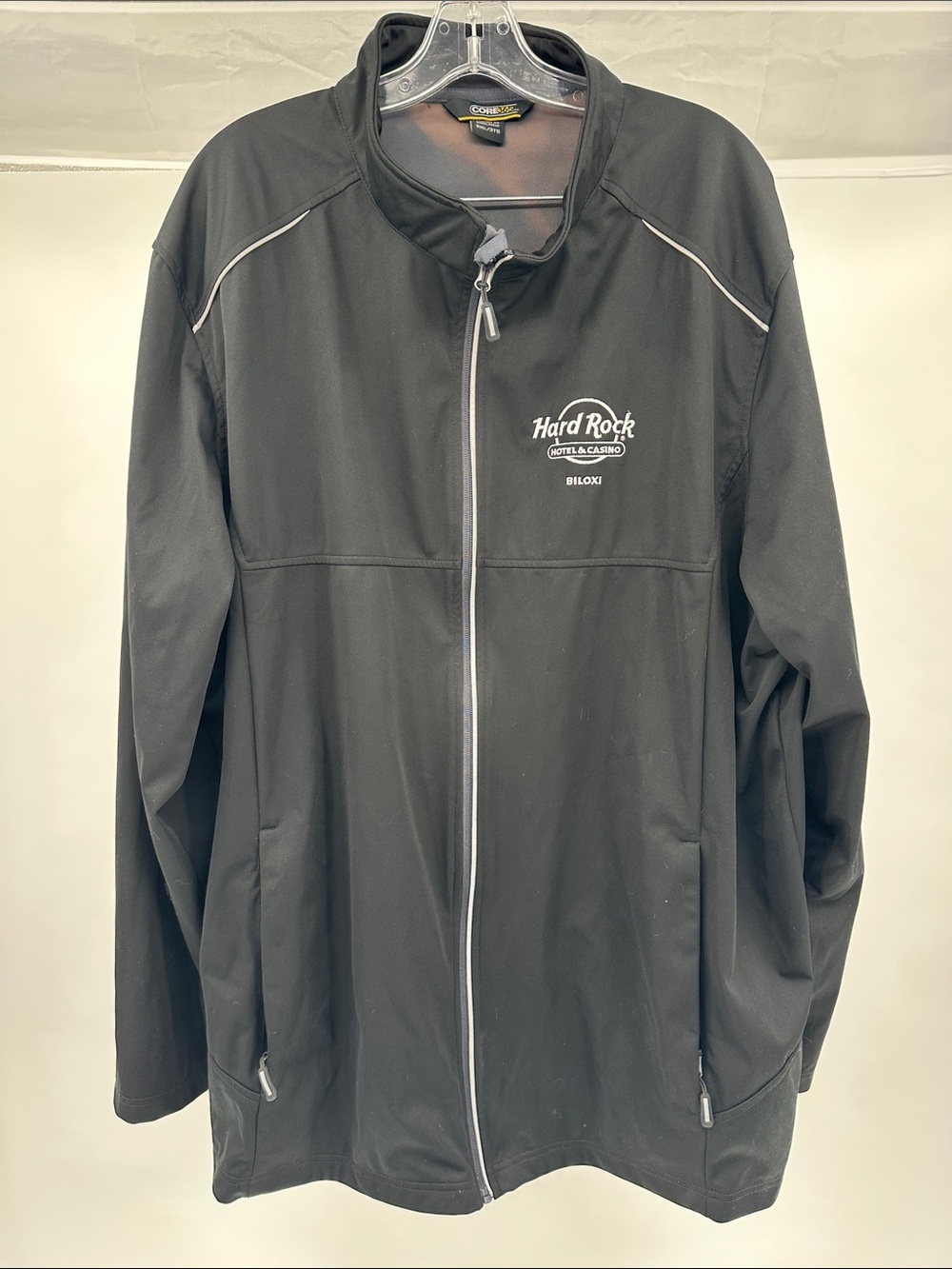 Hard Rock Cafe Black Lightweight Full-Zip Jacket